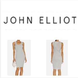NWT John Elliott twist muscle mini dress Sz L